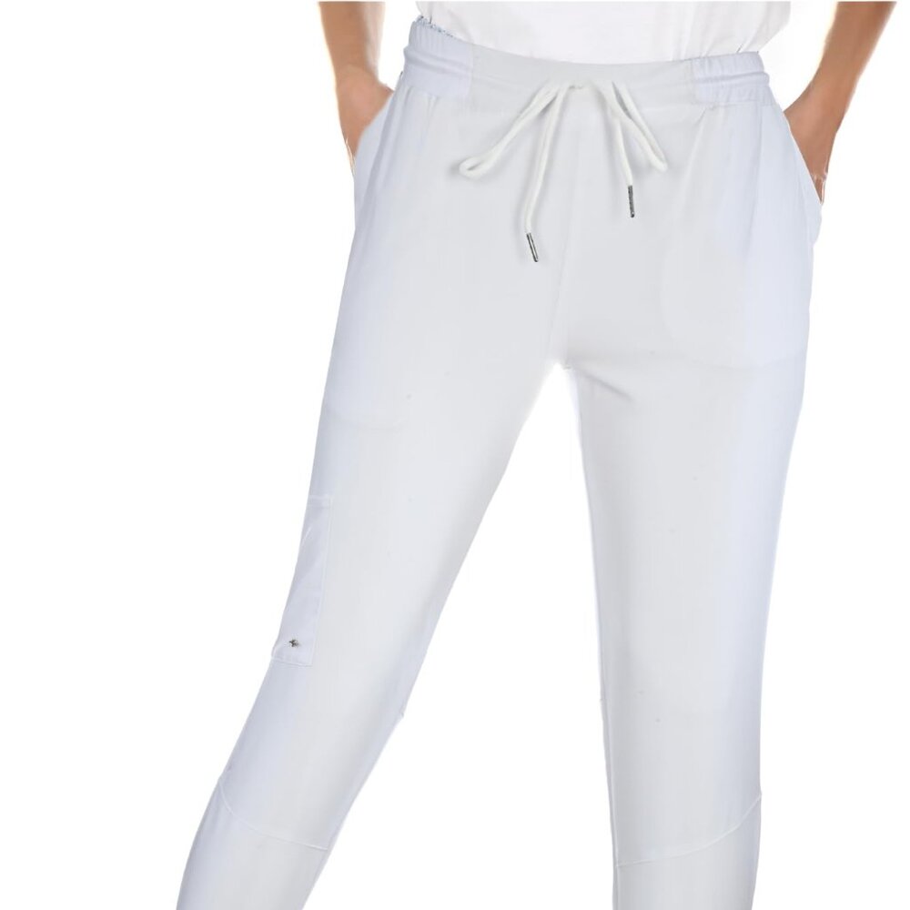 Scrubs for Women Jogger Pants Lightweight Slim Fit 4 Way Stretch Soft Scrub Pant